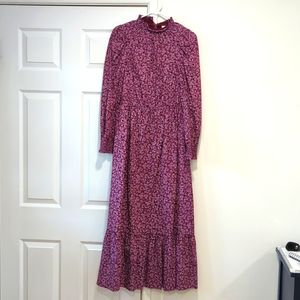 Floral Fall Prairie Gown Dress (cotton)